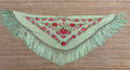 Mantón de Seda Verde Manzana Niña FLAMENCA