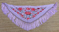 Mantón de Seda Lila FLAMENCA