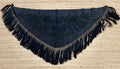 Mantón de Seda Negro Flor FLAMENCA