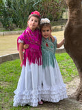 Traje de Flamenca Blanco Niña