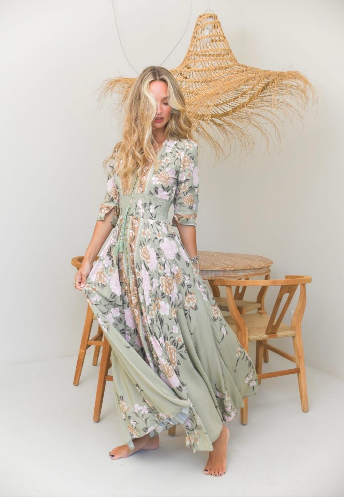 Vestido Salvia