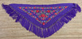 Mantón de Seda Morado FLAMENCA