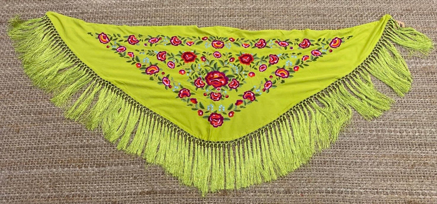 Mantón de Seda Lima FLAMENCA