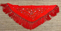 Mantón de Seda Rojo FLAMENCA